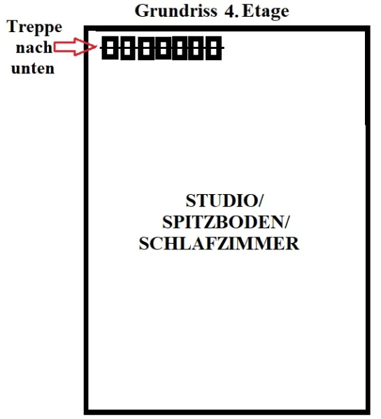 Grundriss 4. Etage