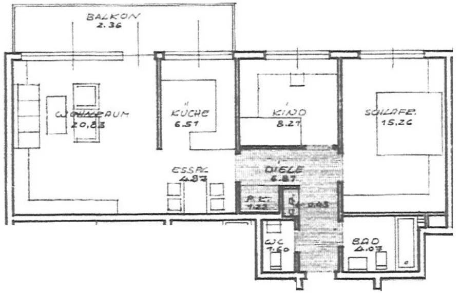 Grundriss Wohnung