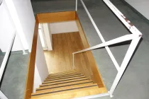 Treppe zum Wohnzimmer