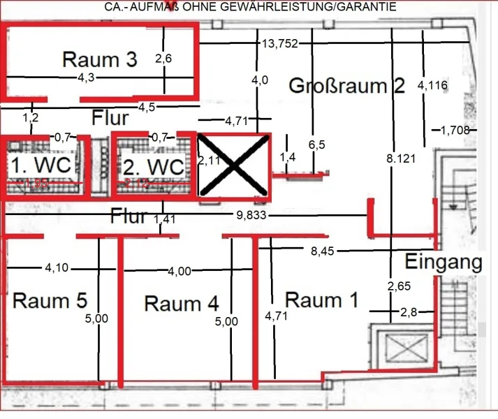 Grundriss-Aufmaß