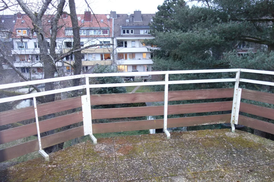 Aussicht Balkon nach hinten