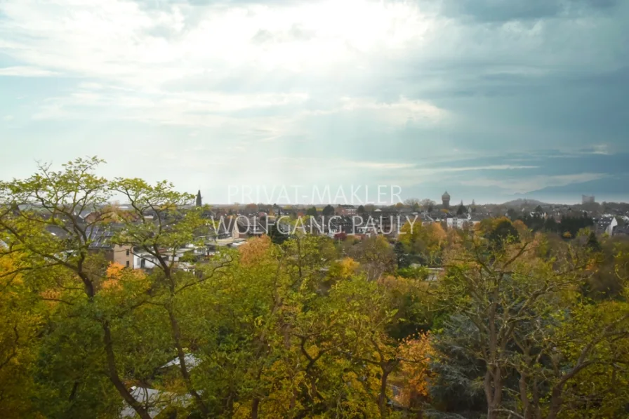 Aussicht Loggia - Wohnung kaufen in Mönchengladbach / Rheydt - LIFT/ BARRIERE-ARM ++ SCHICKE WERTANLAGE ++ Wohnen im Dilthey-Park