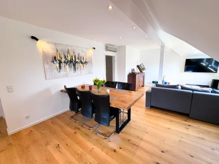 Wohn- und Essbereich - Wohnung kaufen in Herten - Traumhafte Eigentumswohnung in Herten-Westerholt mit zwei Balkonen!