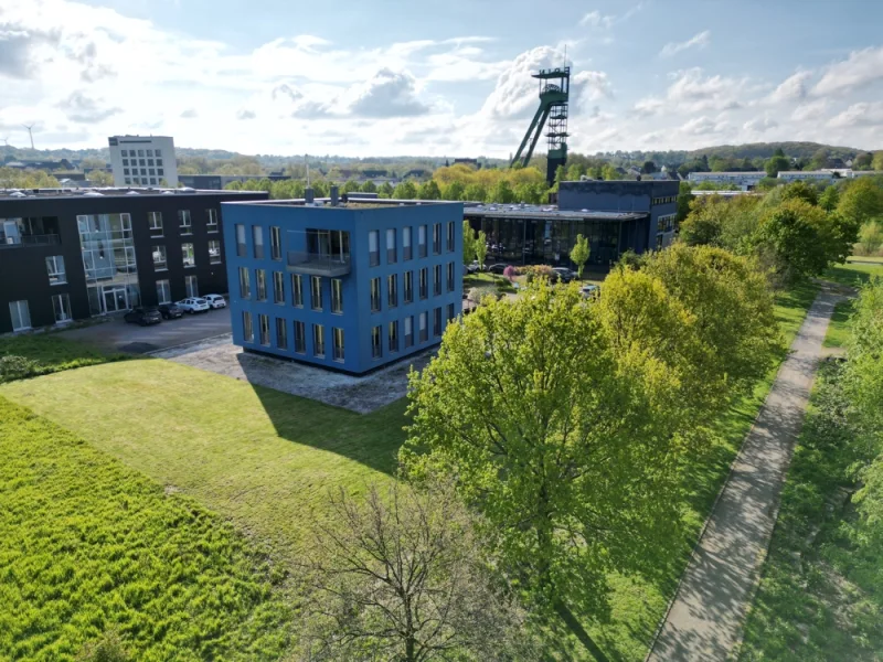 Ansicht - Büro/Praxis kaufen in Castrop-Rauxel - Arbeiten und Wohnen in der puren Idylle!