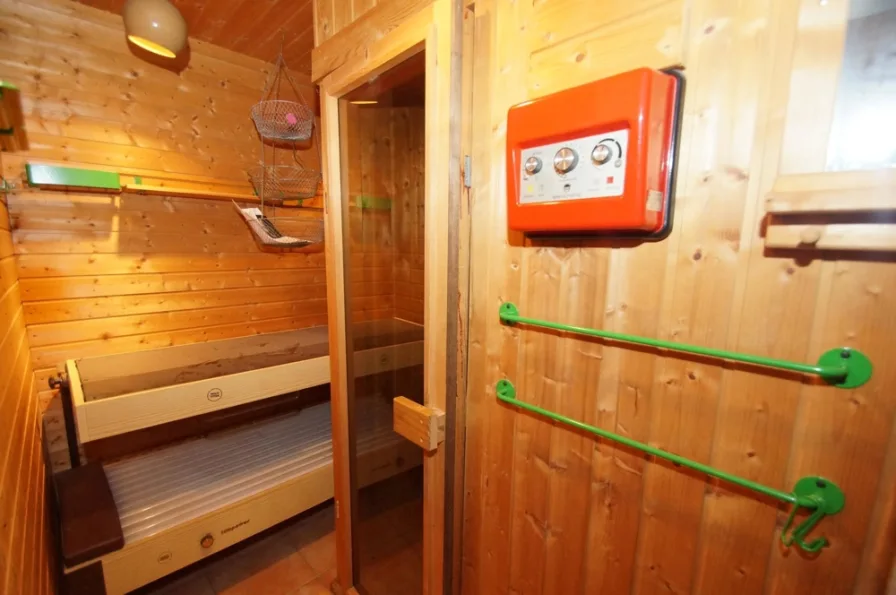 Sauna im Souterrain