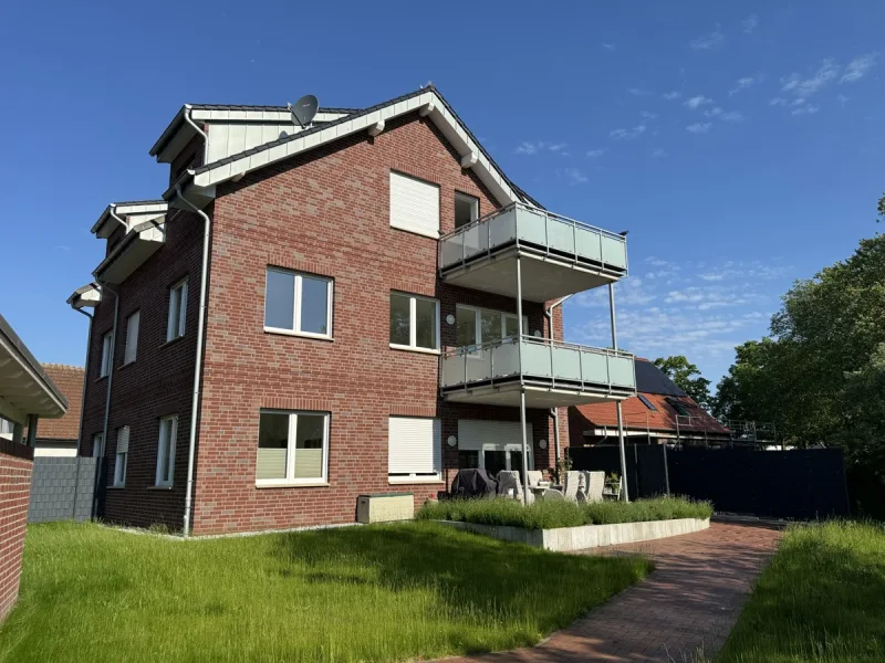 Rückansicht - Wohnung mieten in Ahaus / Alstätte - Moderne 3 Zimmer Wohnung mit großem Balkon in Ahaus-Alstätte