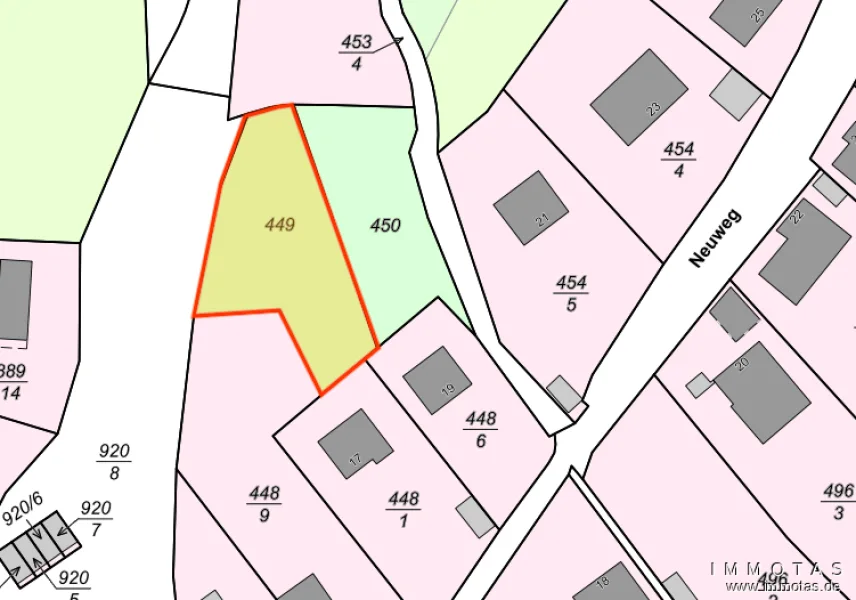 449 - Grundstück kaufen in Otterberg - PROVISIONSFREI - BIETERVERFAHREN Landwirtschaftsfläche "Schellental"  850 m²