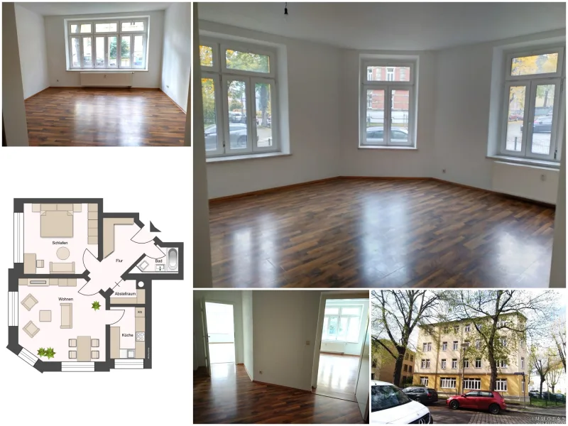 SP-23-CP-241 - Wohnung kaufen in Dresden / Cotta - Eigennutzung oder Kapitalanlage - Schicke Eigentumswohnung im EG in guter Lage von Cotta