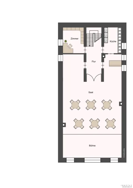 Grundriss Obergeschoss Gewerbe