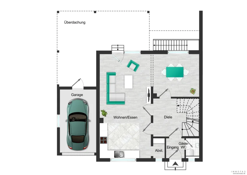 Planung Grundriss Erdgeschoss