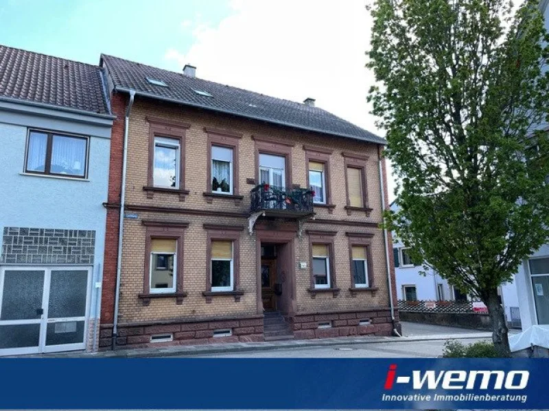 Titelbild mit Logo - Haus kaufen in Wattenheim - Tolles Mehrgenerationenhaus aus der Gründerzeit