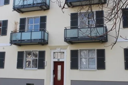 Außenansicht - Wohnung mieten in Ludwigshafen am Rhein - Moderne, sonnige 3,5 Zimmer-Wohnung in den historischen Hohenzollern-Höfen Nähe Klinikum