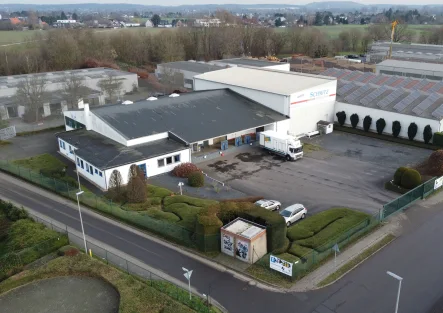 001-Front - Halle/Lager/Produktion mieten in Heinsberg - Vielseitig nutzbare Werk- und Lagerhalle im Industriegebiet Heinsberg