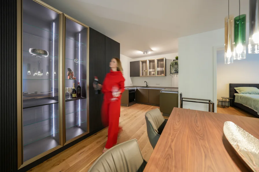 Detailbild - Wohnung kaufen in Bonn - Möblierte Premium Neubauwohnung mit Waldau-Blick