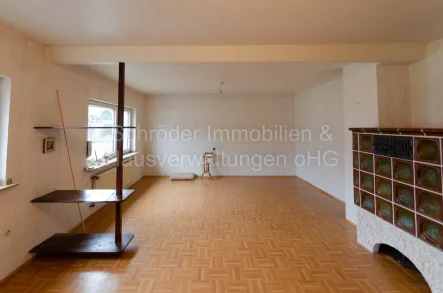 Wohnzimmer EG - Haus kaufen in Aldenhoven - Gepflegte Doppelhaushälfte mit ausgebautem Dachgeschoss, Garten & Garage