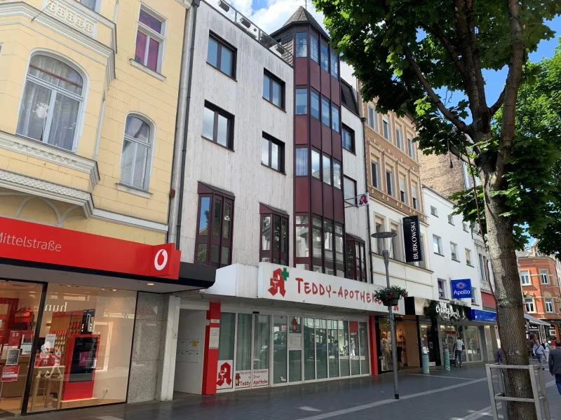 Außenansicht - Laden/Einzelhandel mieten in Neuwied - Ladenlokal in der Neuwieder Fußgängerzone (Mittelstraße)