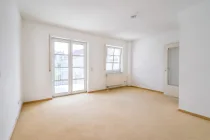 Schlafzimmer mit Balkon