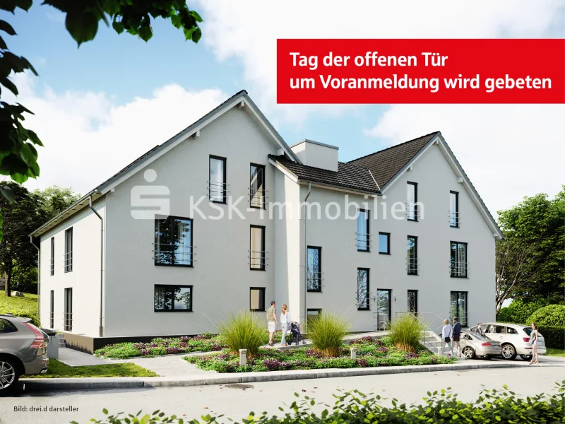  - Wohnung kaufen in Eitorf - Moderne Eigentumswohnungen in begehrter Höhenlage von Eitorf.