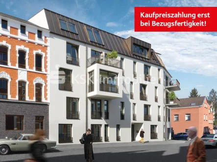 Ansicht - Wohnung kaufen in Köln - Energieeffizient und modern leben auf rund 128 m²
