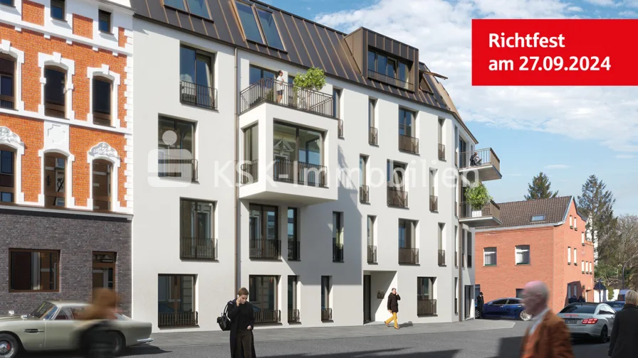 Ansicht - Wohnung kaufen in Köln - Energieeffizient und modern leben auf rund 128 m²