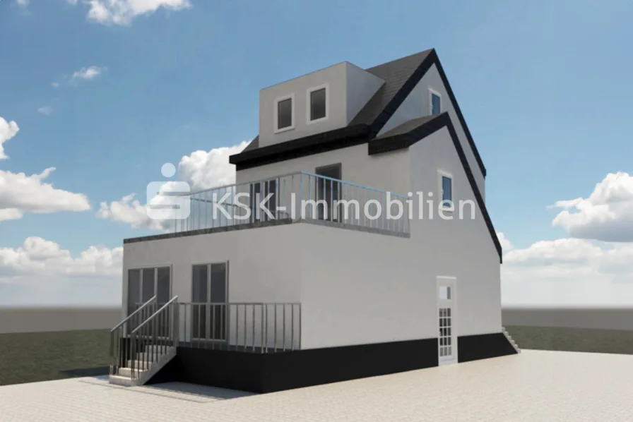 127688 Ansicht - Wohnung kaufen in Kerpen / Horrem - Kerpen-Horrem, Neubau-Maisonettewohnungen mit Dachterrassse.