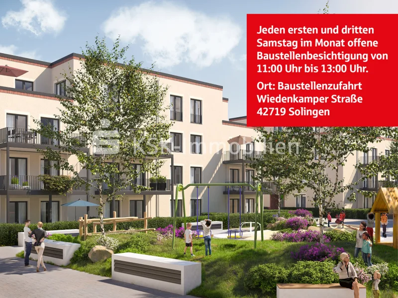  - Wohnung kaufen in Solingen - Charmante Stadtwohnung: 2-Zimmer-Immobilie mit modernem Design