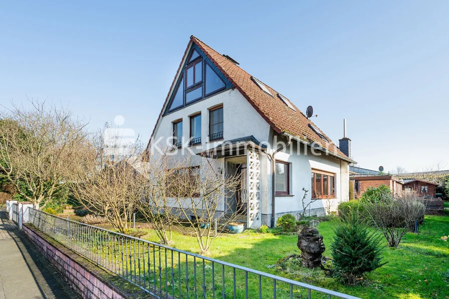 128039 Außenansicht - Haus kaufen in Burscheid - Hier ist Ihr Platz - Einfamilienhaus in Heide!