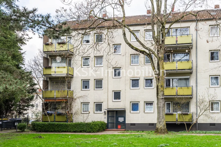 128558 Vorderansicht - Wohnung kaufen in Köln - Kapitalanlage: Raumwunder in gefragter Lage!