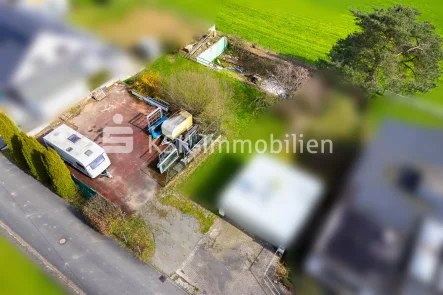 114331 Drohnenansicht - Grundstück kaufen in Lohmar / Scheid - Baugrundstück mit traumhafter Aussicht in Lohmar-Scheid!