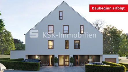 Baubeginn erfolgt - Wohnung kaufen in Rösrath / Kleineichen - Großzügige Gartenwohnung mit Blick ins Grüne