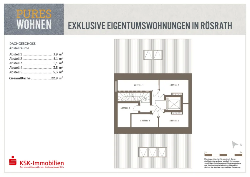 Grundriss Abstellräume