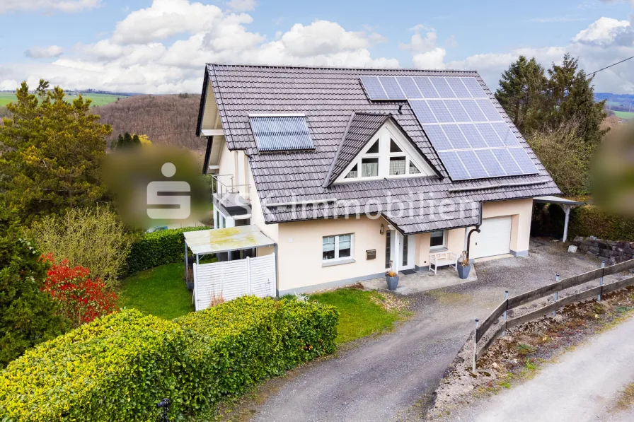 125797 Drohnenansicht  - Haus kaufen in Windeck - Traumhaus mit toller Aussicht und viel Potential für noch mehr Platz!