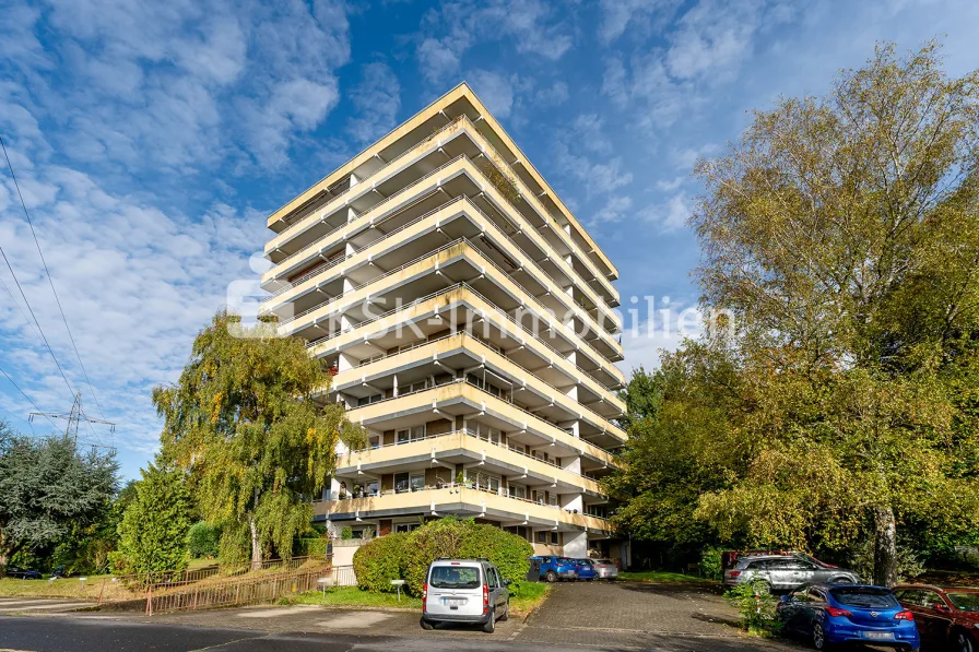 130028 Seitenansicht - Wohnung kaufen in Bergisch Gladbach / Moitzfeld - Wohnen mit toller Fernsicht!