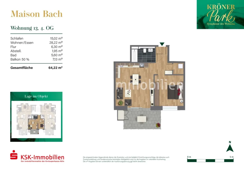 Grundriss Haus 2 Maison Bach Wohnung 13