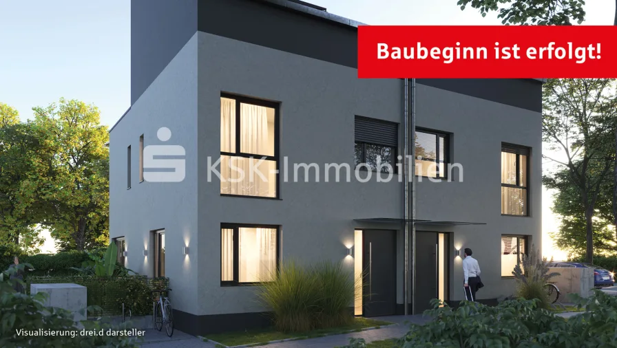 Ansicht - Haus kaufen in Köln - Neubau. Einfamilienhaus. Baubeginn erfolgt!