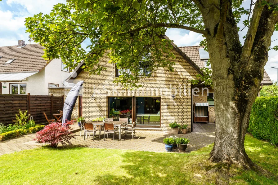 130254 Rückansicht - Haus kaufen in Sankt Augustin - Gepflegtes Einfamilienhaus in zentraler Lage von Sankt Augustin Niederpleis!