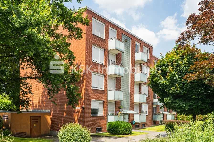 135233 Außenansicht - Wohnung kaufen in Frechen - Frechen-Königsdorf, gepflegte 2-Raumwohnung mit Balkon.