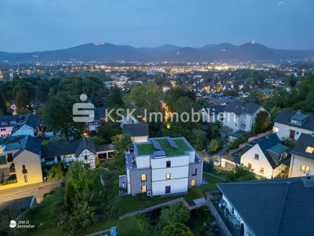 Birdview - Wohnung kaufen in Bonn / Muffendorf - Neubau Bonn-Muffendorf - Ihr Schlüssel zu stilvollem Wohnen - modern und nachhaltig.