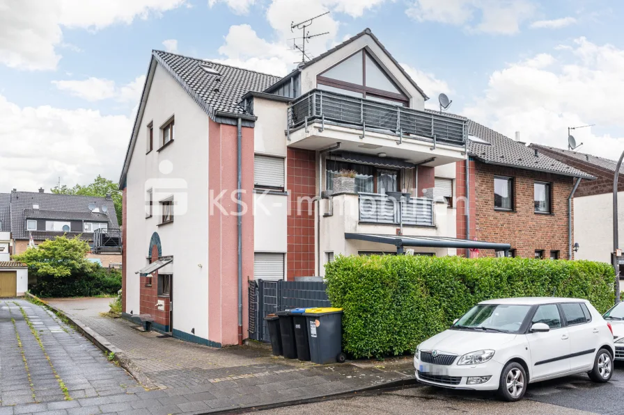 135541 Außenansicht - Wohnung kaufen in Köln / Worringen - Charmante 3-Zimmer-Wohnung mit Süd-Balkon in ruhiger Lage!