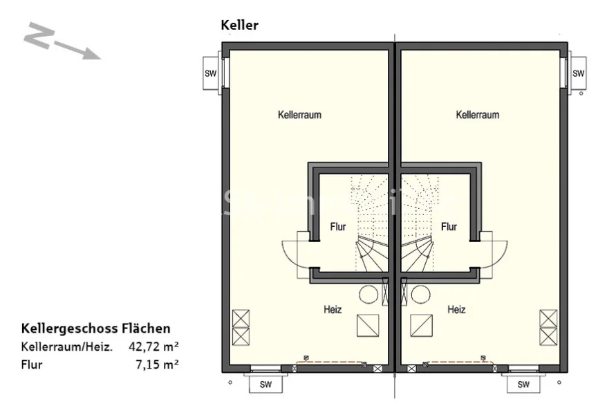 Grundriss Keller