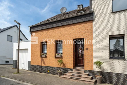 134087 Vorderansicht - Haus kaufen in Kerpen - Saniertes Reihenmittelhäuschen in Buir.