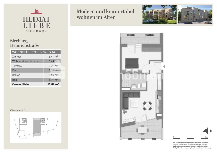 Grundriss Wohnung 14