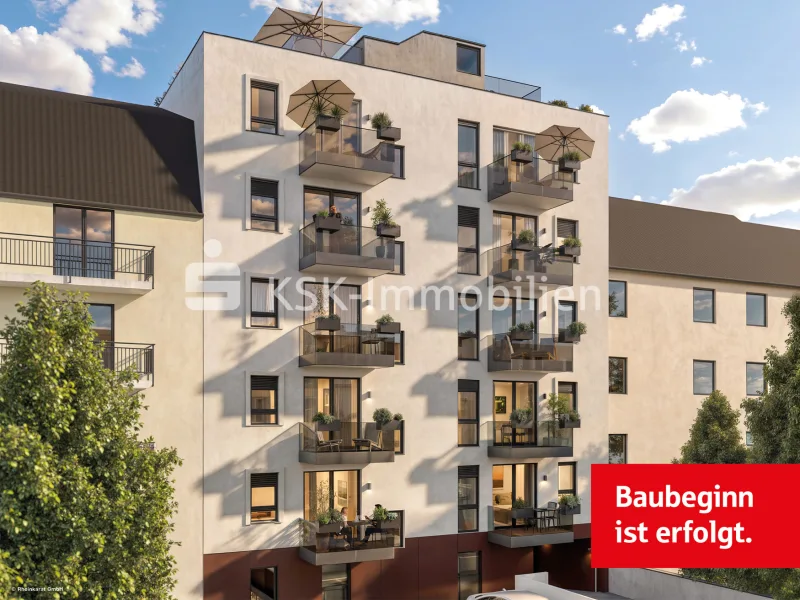 Baubeginn ist erfolgt - Wohnung kaufen in Köln / Sülz - Barrierefrei in Köln Sülz!