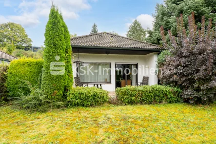 133571 Außenansicht - Haus kaufen in Swisttal - Freistehender Bungalow mit Kachelofen.