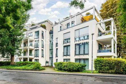 132095 Außenansicht  - Wohnung kaufen in Siegburg - Exklusives Wohnen über den Dächern von Siegburg mit Panoramablick auf die Abtei Michaelsberg.