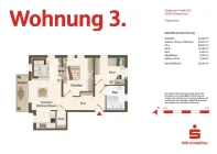 Grundriss Wohnung 3