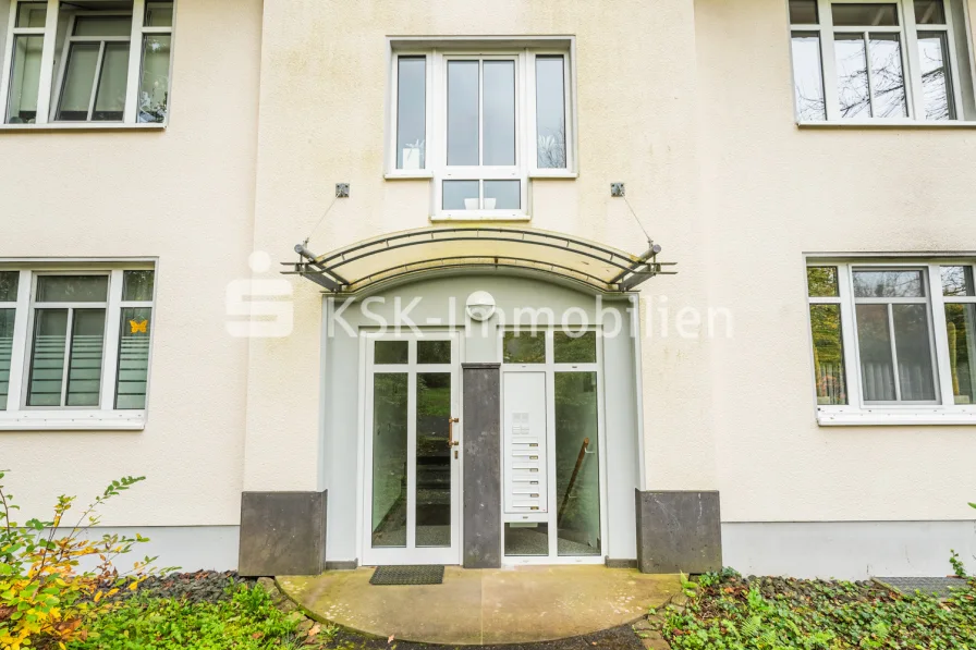 139025 Außenansicht - Wohnung kaufen in Hennef / Allner - Moderne Eigentumswohnung im historischen Schlosspark Allner.