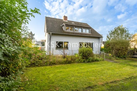 143026 Rückansicht - Haus kaufen in Erftstadt / Liblar - Wohnglück in Top Lage - ideal als Familien- oder Zweifamiliehaus.