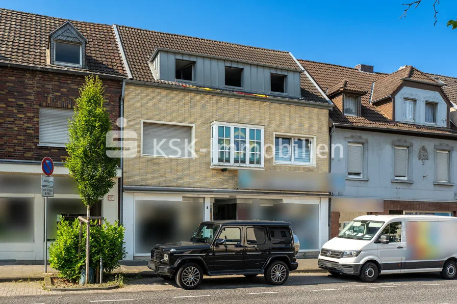 134235 Vorderansicht - Zinshaus/Renditeobjekt kaufen in Bergheim - Solides Investment in BM-Ichendorf! Vermietetes Wohn-/Geschäftshaus in Innenstadtlage mit Garage!