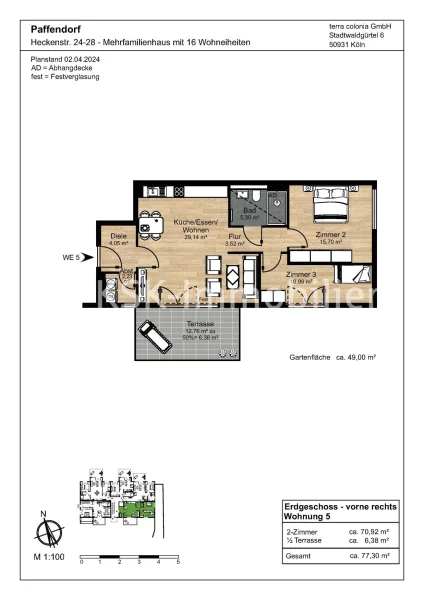 Grundriss Wohnung 5